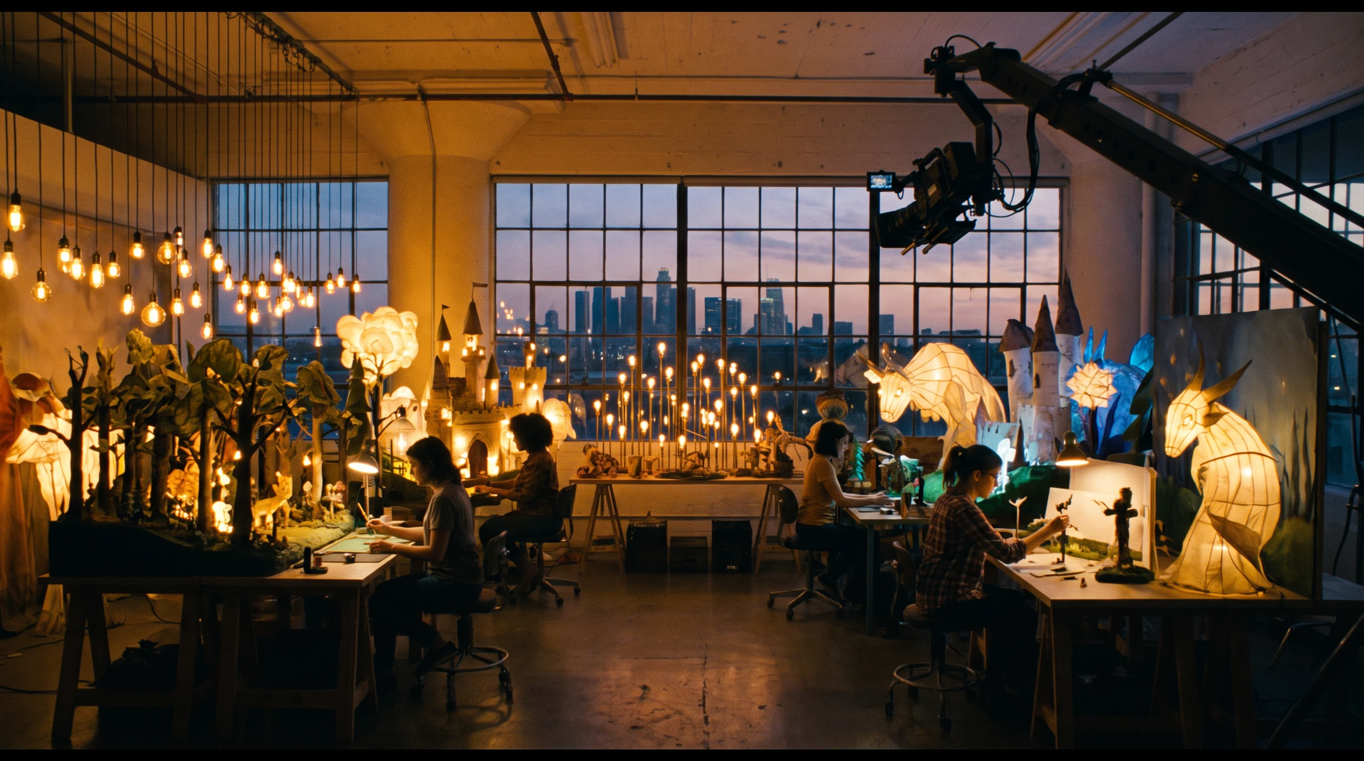 Night sorting room